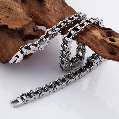 Titanium Steel Bike Chain Fashion Stainless Steel Accessories NNETM